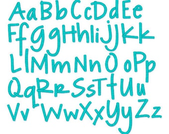 Instant Download- Embroidery Font 225 - Sizes 1",2",3" - Machine Embroidery Font