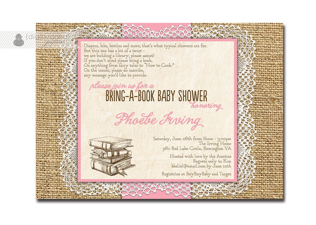Country Style Baby Shower Invitations 8
