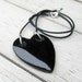 Wooden Heart Necklace - African Wenge Hardwood