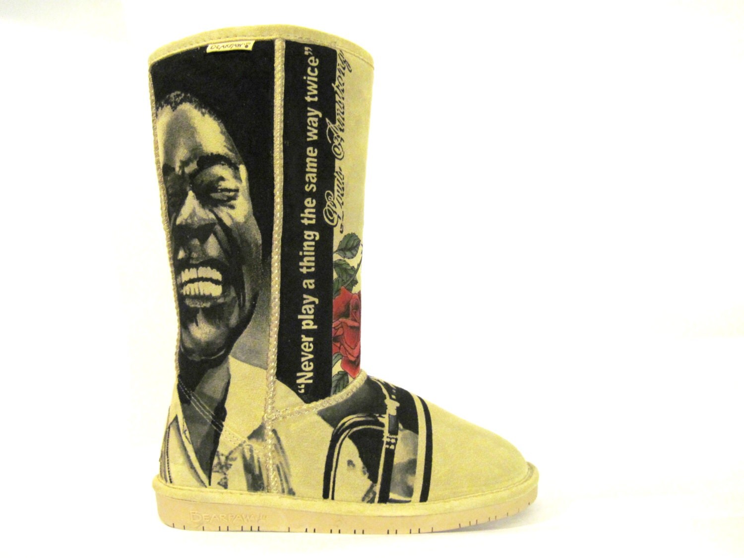 Louis Armstrong &quot;Creative Expressions&quot; Bearpaw boots