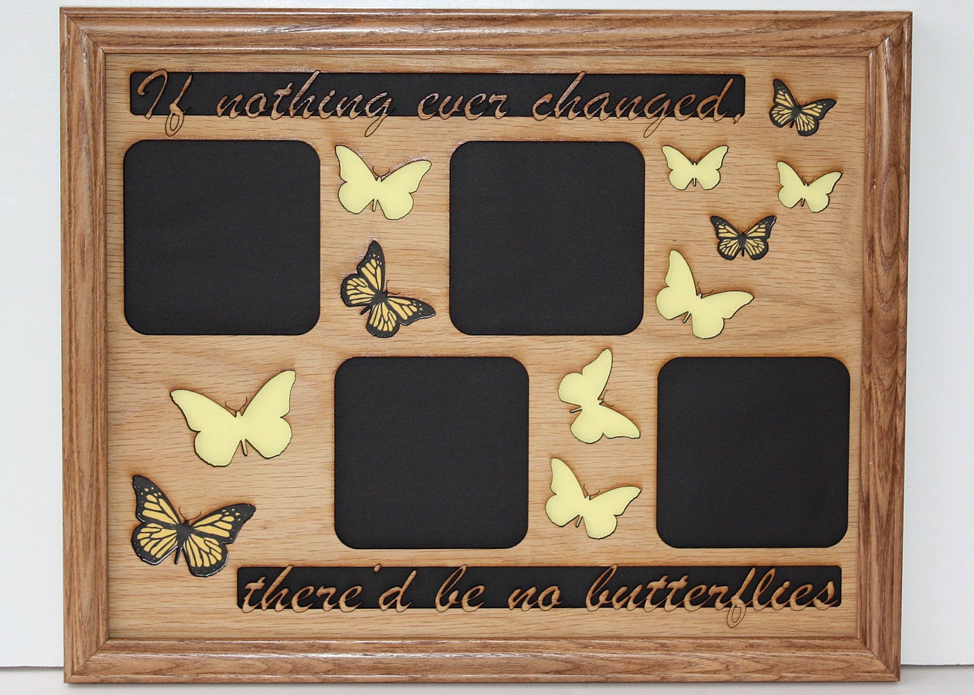 11x14 Butterfly Picture Frame Colage Mat Insert with