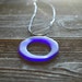 Skyy Vodka Silk Cord Necklace // Recycled Glass Bottle