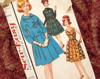 Vintage 60s Dress, Skirt, or Jacket Sewing Pattern, Advance, 3276