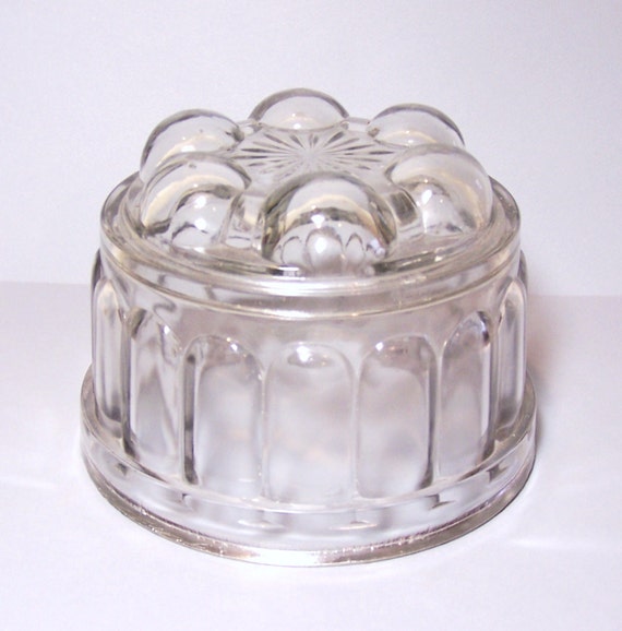 CLEAR GLASS MOLD For Gelatin Jello Aspic Pate' or