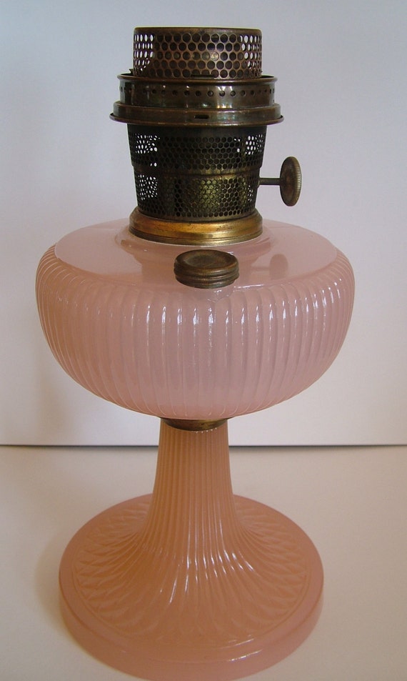 Antique Aladdin Kerosene Moonstone Lamp by lynnrivers1 on Etsy
