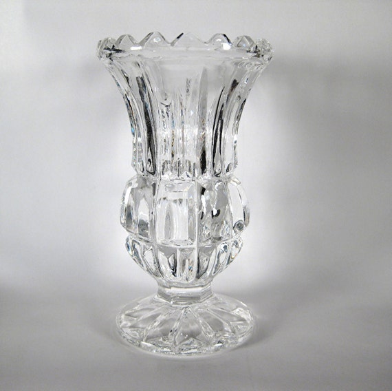 Vintage Cut Glass Vase V2012315