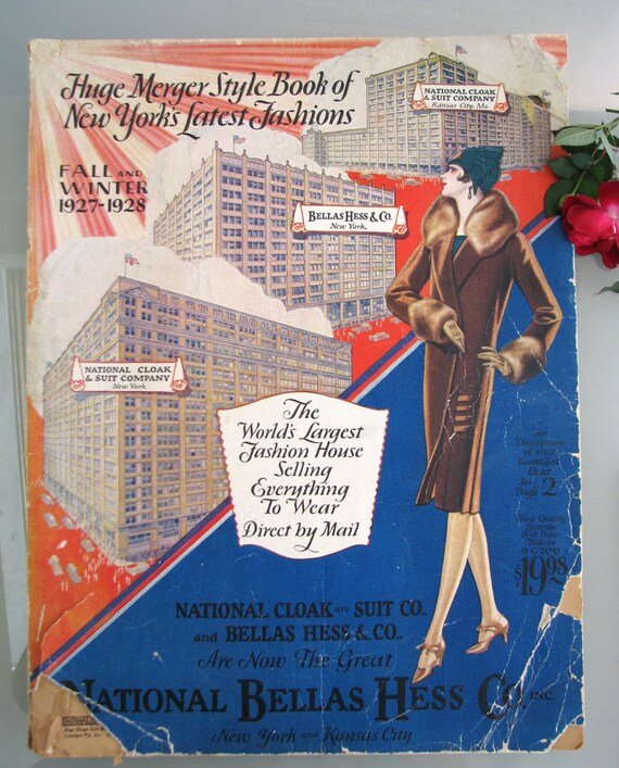 Antique Art Deco 19271928 Department Store Catalog National