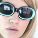 Vintage 60's Oversized Italian Sunglasses Eyeglasses Frames