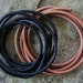 Round Leather Lace 3MM 1Yd Black I Yd Natural Lt Brown 2 Yd Total Special Listing