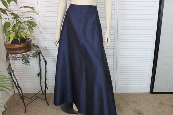 navy evening skirt