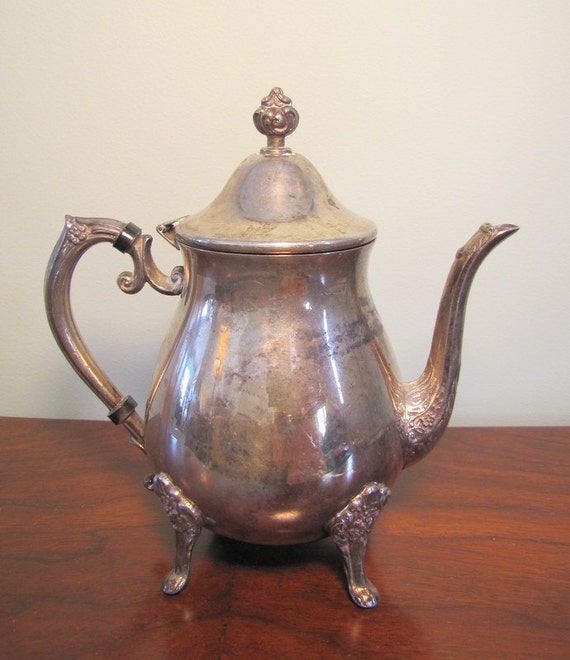 Vintage Leonard Silverplate Teapot Coffee pot