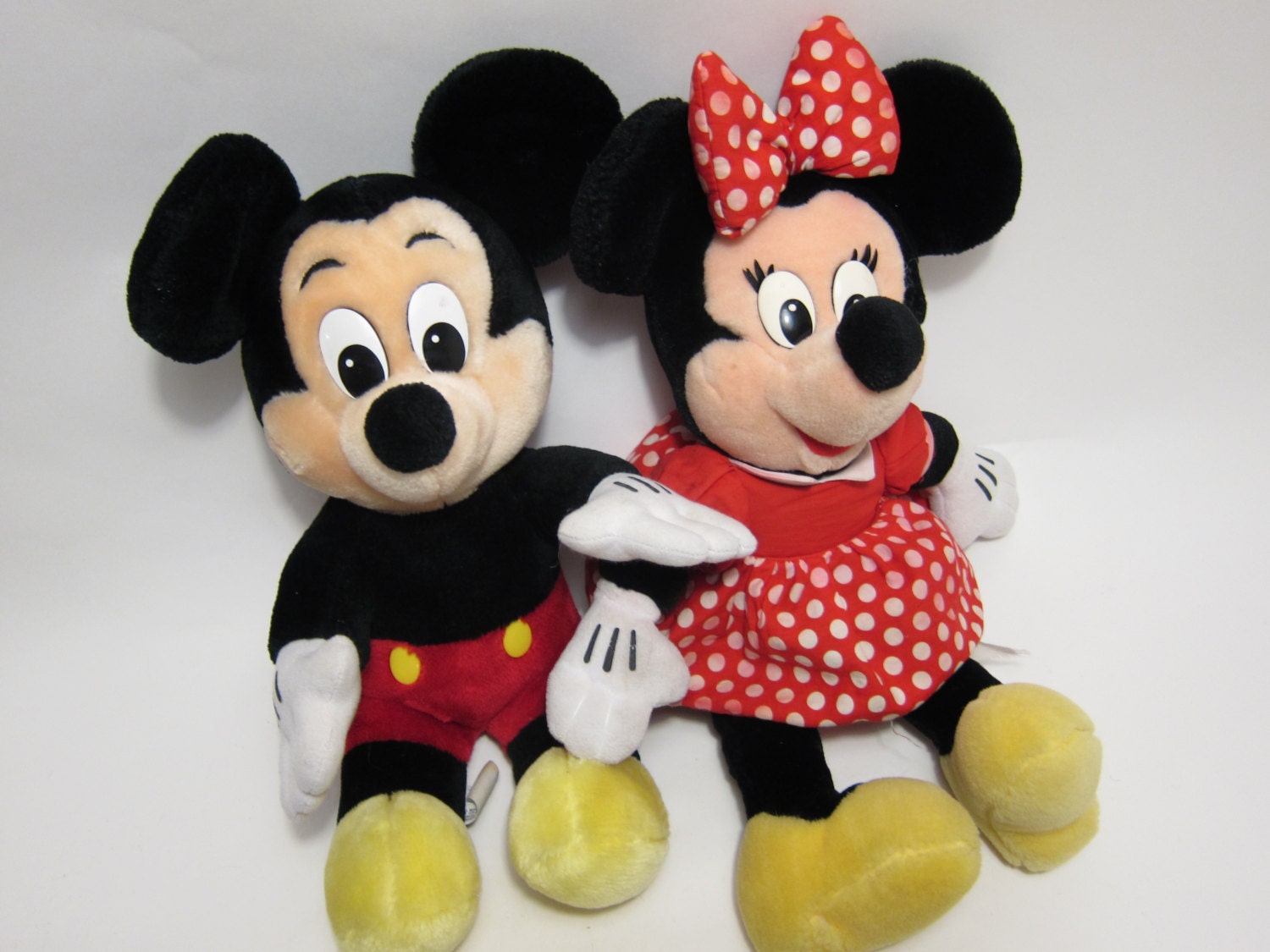 Vintage Mickey Mouse and Minnie Mouse Doll Walt Disney World