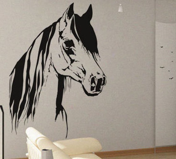 Horse 2 Wall Decal Vinyl Decor Art Sticker Removable Mural