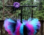 Items similar to Pop Rock  Tutu  Black Turquoise Hot Pink 