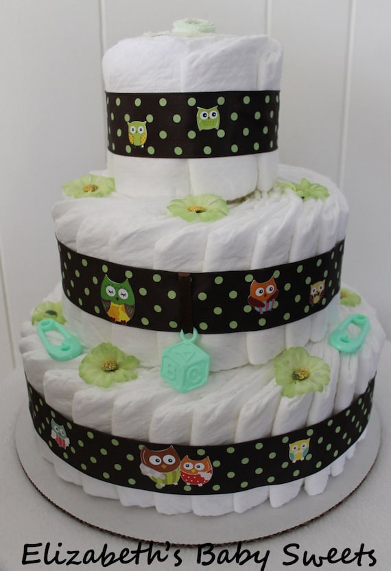 Froggy's Happy Day boy diaper cake by Elizabethsbabysweets on Etsy