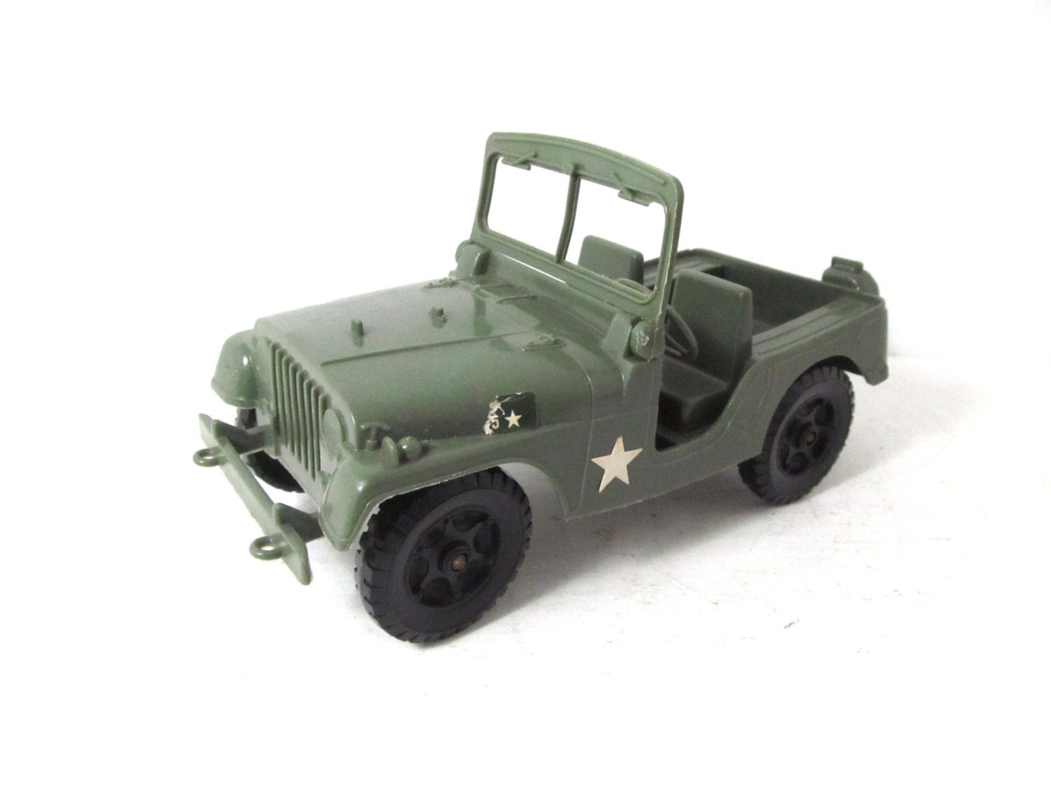 vintage jeep toy