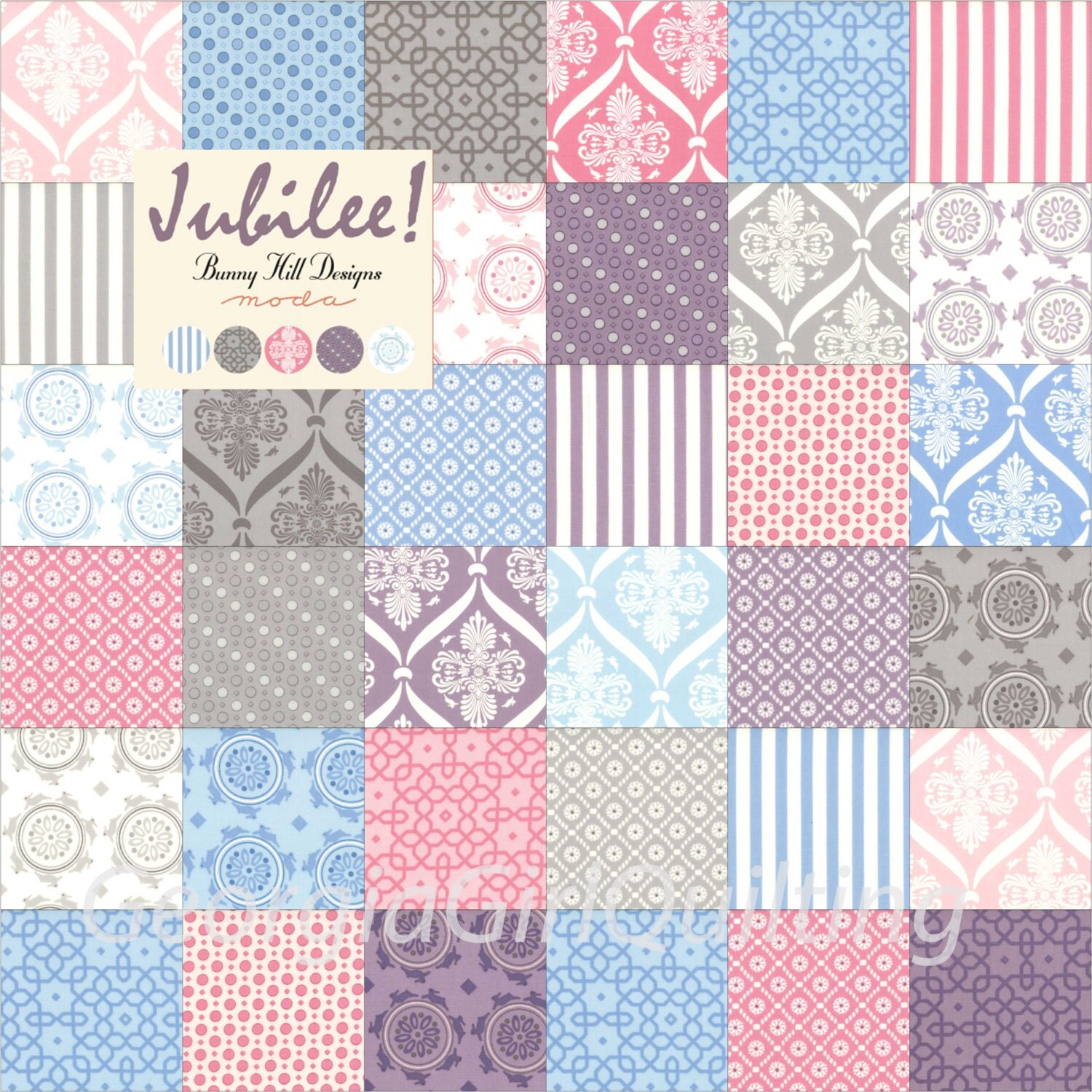 Jubilee Charm Pack Moda Fabrics Quilt Fabric 42 5