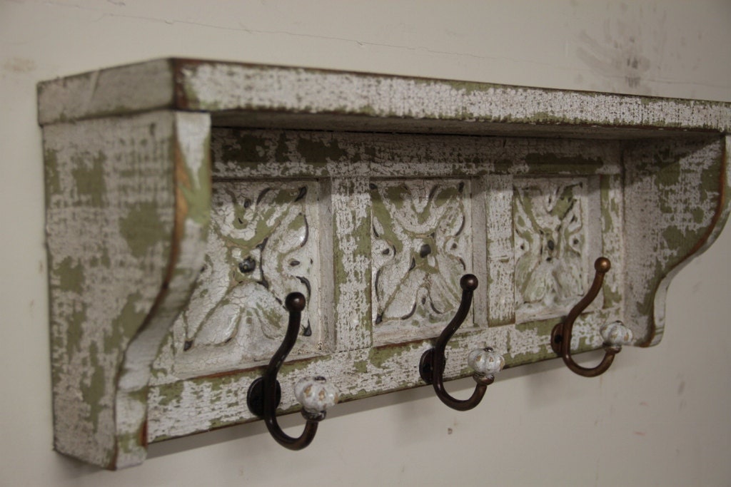 French country wall shelf primitive wall shelf by LynxCreekDesigns