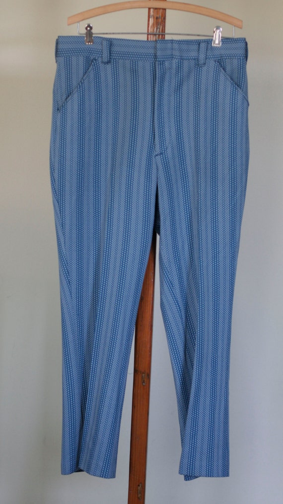 vintage men's polyester leisure pants size 34 by TomTomVintage