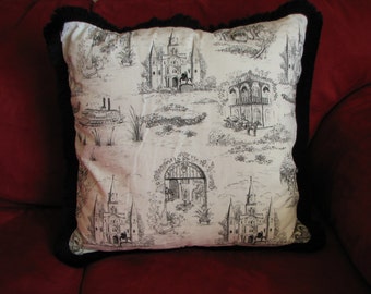 Daisy Mae Designs New Orleans Map Pillow main image 1