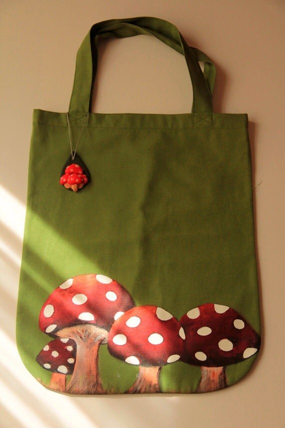 Items similar to Hand Painted Tote Bag on Etsy