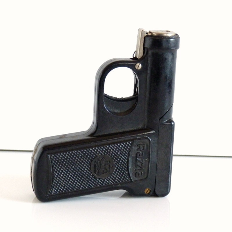 Vintage Pistol Lighter Razzia Bakelite Cigarette Lighter