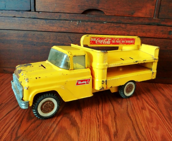 Vintage Buddy L Coca Cola delivery truck toy truck 1960s