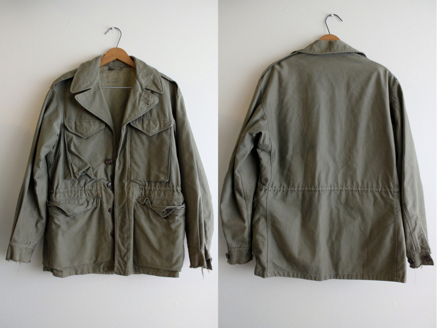 Vintage M-43 WWII Field Jacket 34-R Pattern B