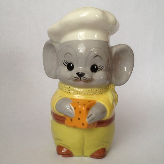 Vintage Mouse Grated Cheese Shaker