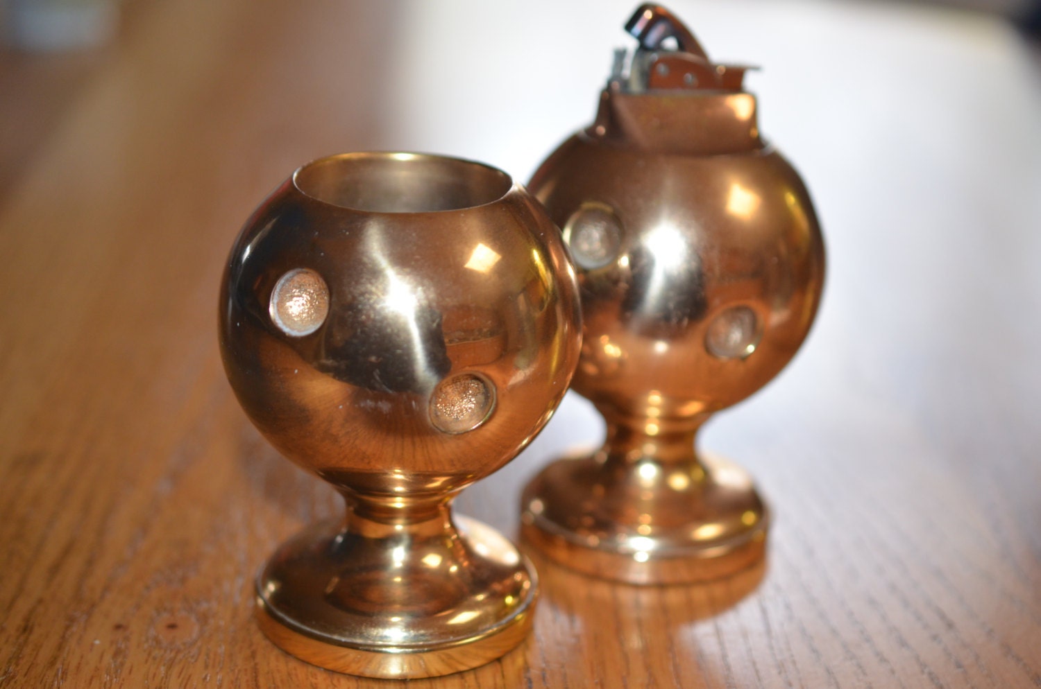 Antique Evans Tabletop Lighter and Cigarette Holder