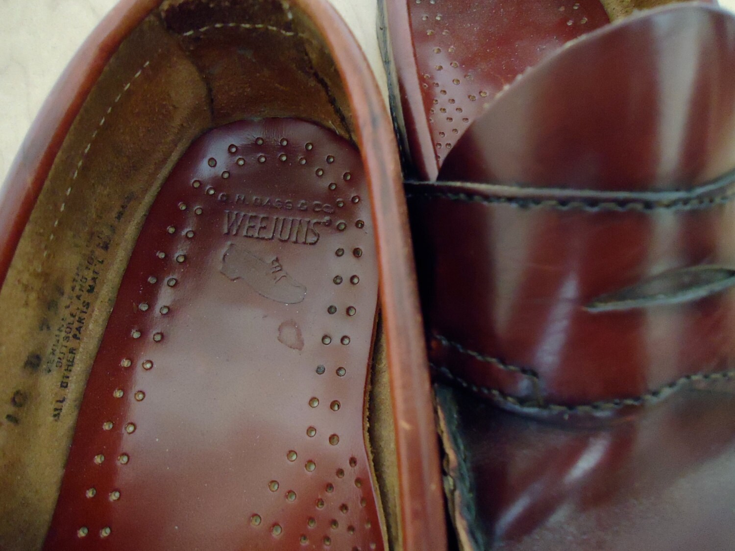bass weejuns cordovan