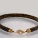 Bead Crochet Necklace " Python pt.2" Black Bronze patina Super gift for Chinene New Year Jewelry Beadwork Made to order