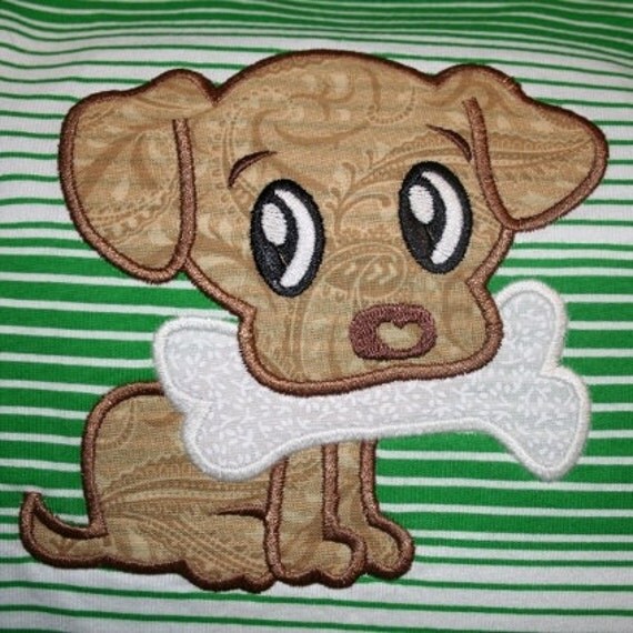 Dog Applique Embroidery Designs