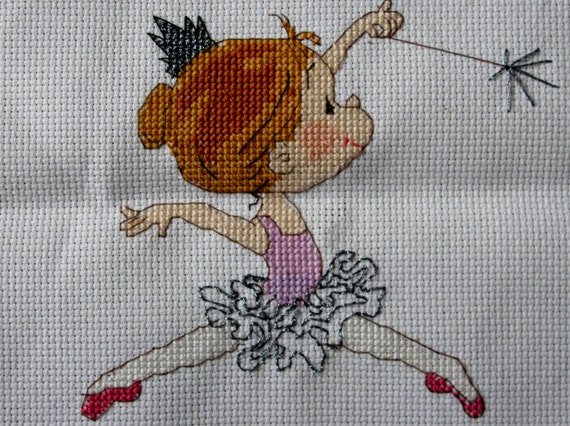 Items similar to Little Ballerina Cross Stitch Pattern on Etsy