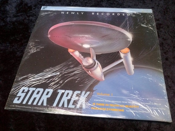 Rare Star Trek Vinyl Record Album LP 1985 TOS Kirk Spock