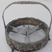 Antique Repousse Silver Plated Dutch Scene - Holland Ware Relish Dish Original Divided Glass Insert Serving Piece