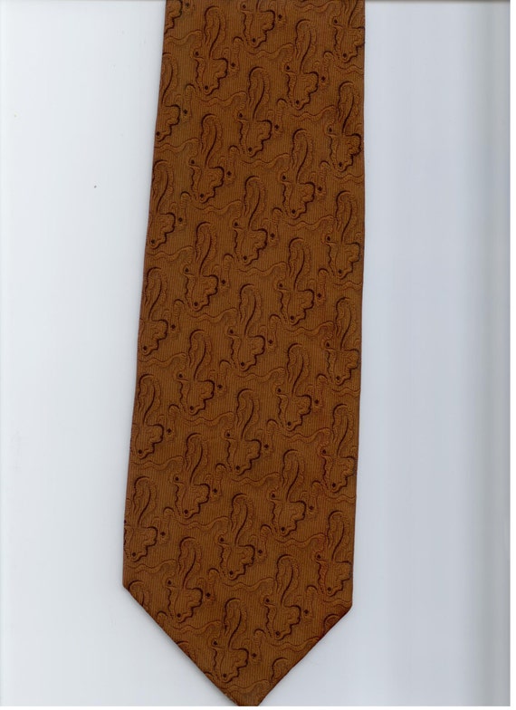 Vintage mens Brown Necktie Man Clothing