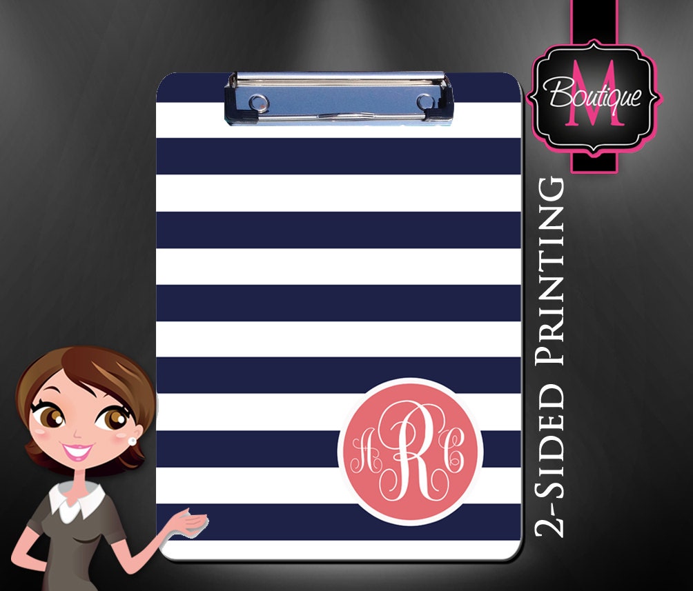 Custom Clipboard Monogram Clipboard By Boutiquemonogram On Etsy