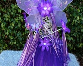 Purple Fairy Wings, Purple Tutu Set, Purple fairy Wings, Purple Tutu, Dark Purple Fair Tutu, Tinkerbell Party Favors, Princess Wings Il_170x135
