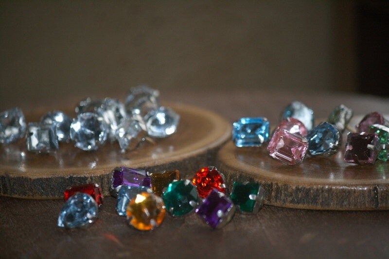 Push Pins Jeweled Thumb Tacks Chic Push Pins Diamond