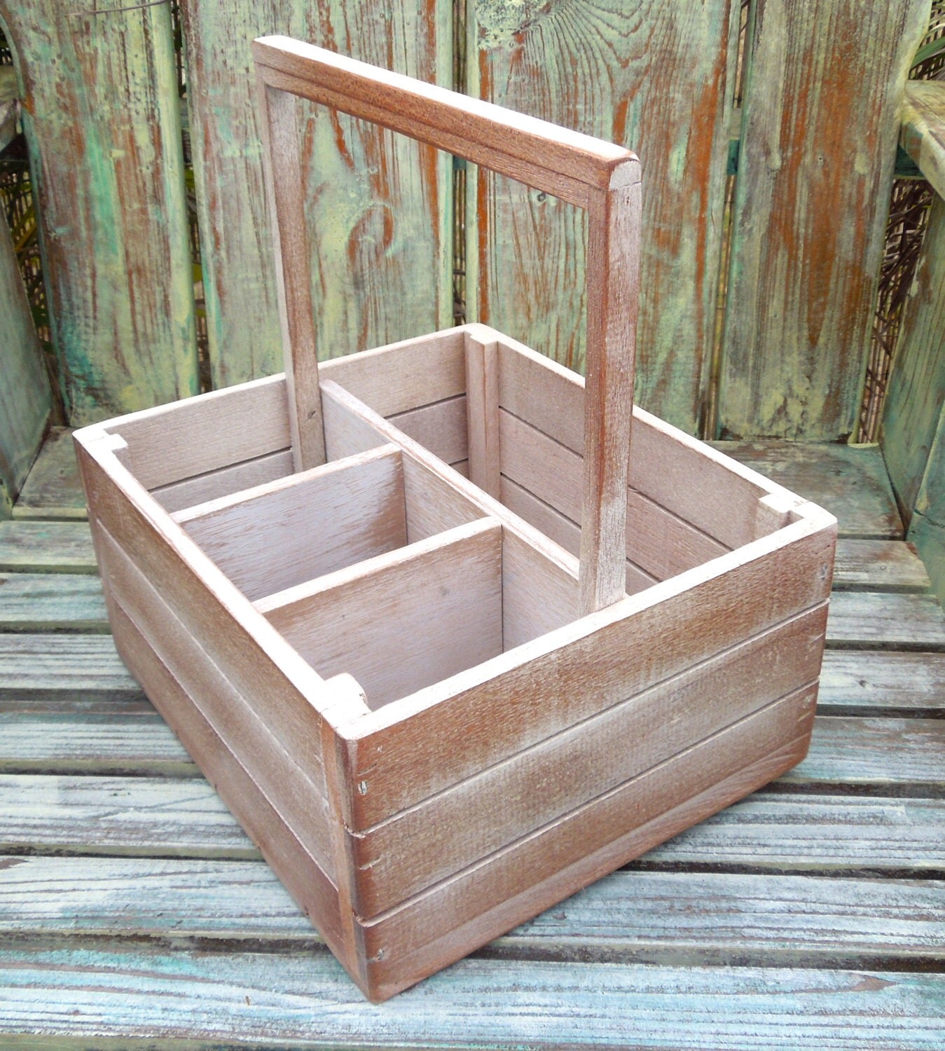 wooden silverware caddy Wooden silverware, Wood accessories, Outdoor