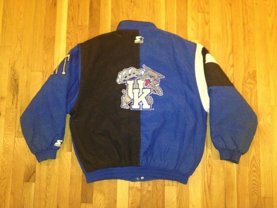 vintage kentucky wildcats starter jacket size XL