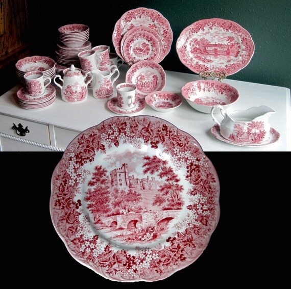 Wedding China Dinnerware Set J&G Meakin Romantic England