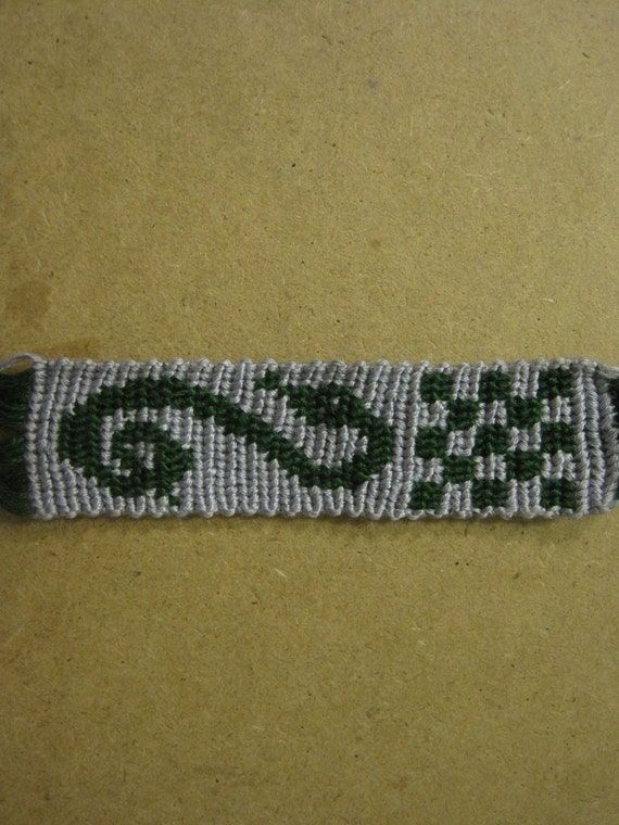 Items similar to Slytherin Snake Friendship Bracelet Made to Order on
