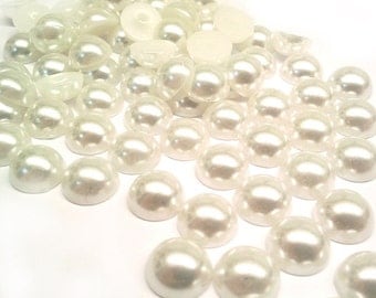 flat pearl pink light pearls assorted sizes