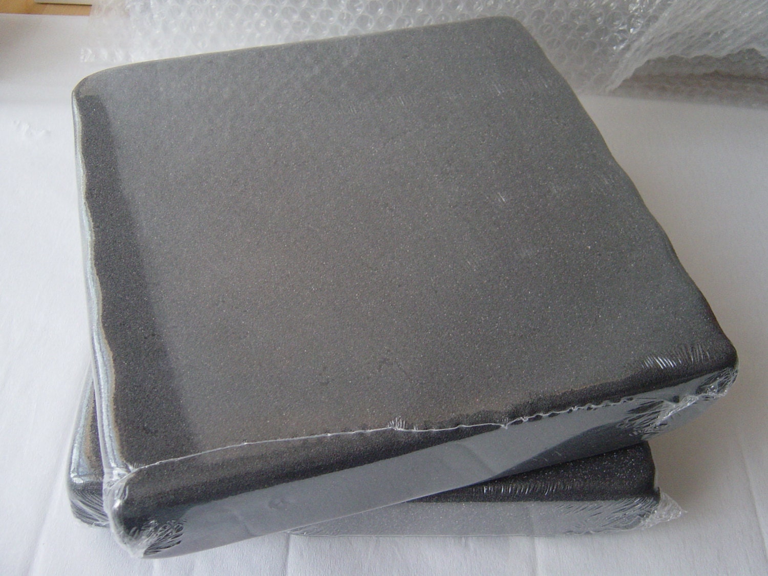 High density needlefelting foam cushion.