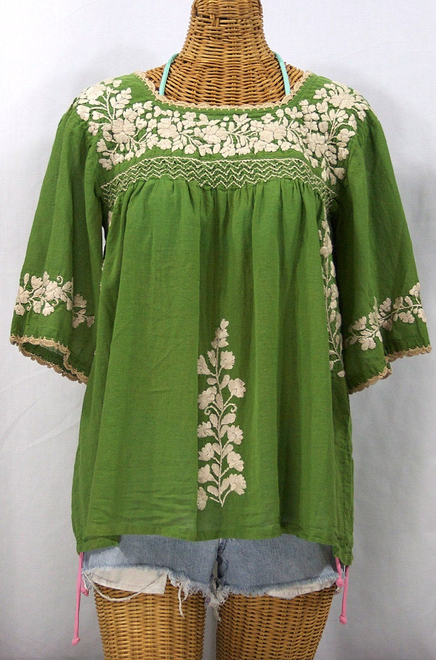 mexican embroidery blouse