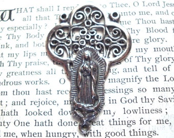 Our Lady of Guadalupe Rosary Center - STERLING SILVER