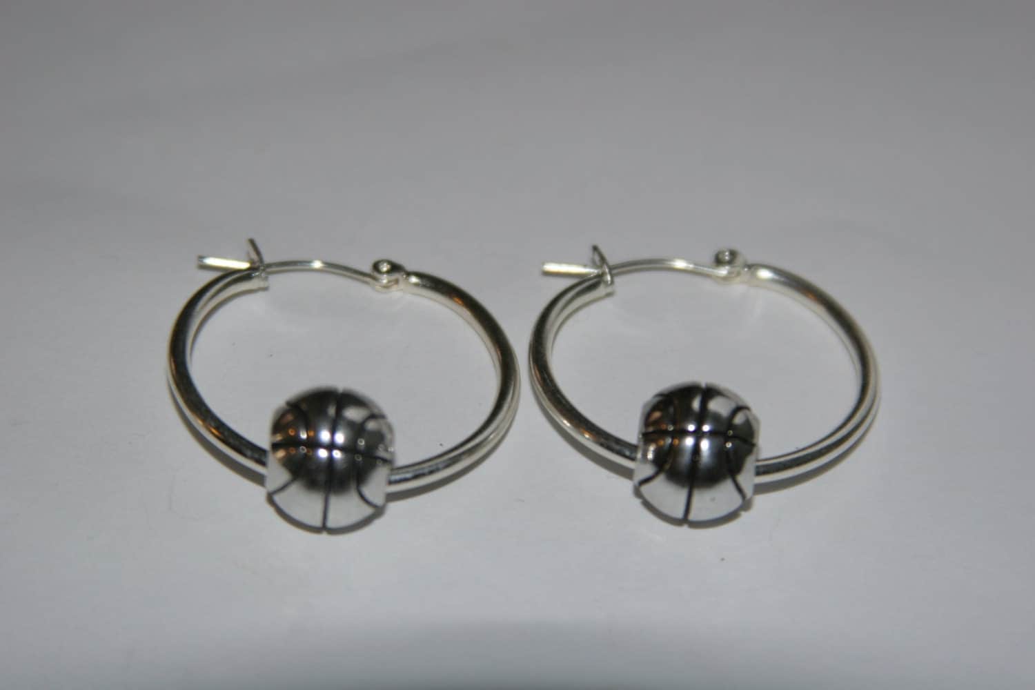 Basketball Hoop earrings. by karlajophoto on Etsy