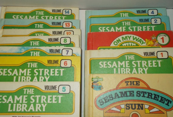 Vintage 70s SESAME STREET GOLDEN SHAPE BOOKS Set of 6 Jim Henson Muppets New Vintage 70s SESAME STREET GOLDEN SHAPE BOOKS Set of 6 Jim Henson Muppets New
